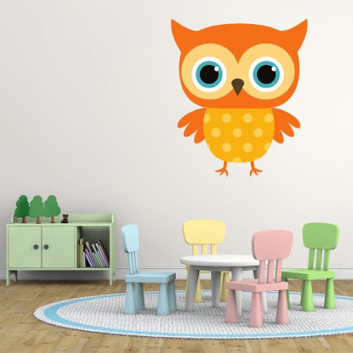 Clever Owl Kids Wall Decals