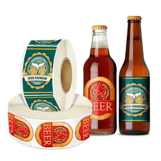Classic Printed Beer Bottle Labels | Sticker Labels
