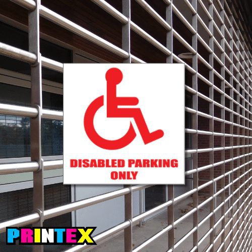 Disabled Parking Only Business Sign