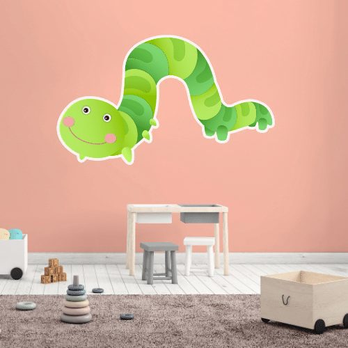 Wormy Kids Wall Decals