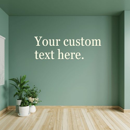Georgia Custom Wall Quote & Lettering