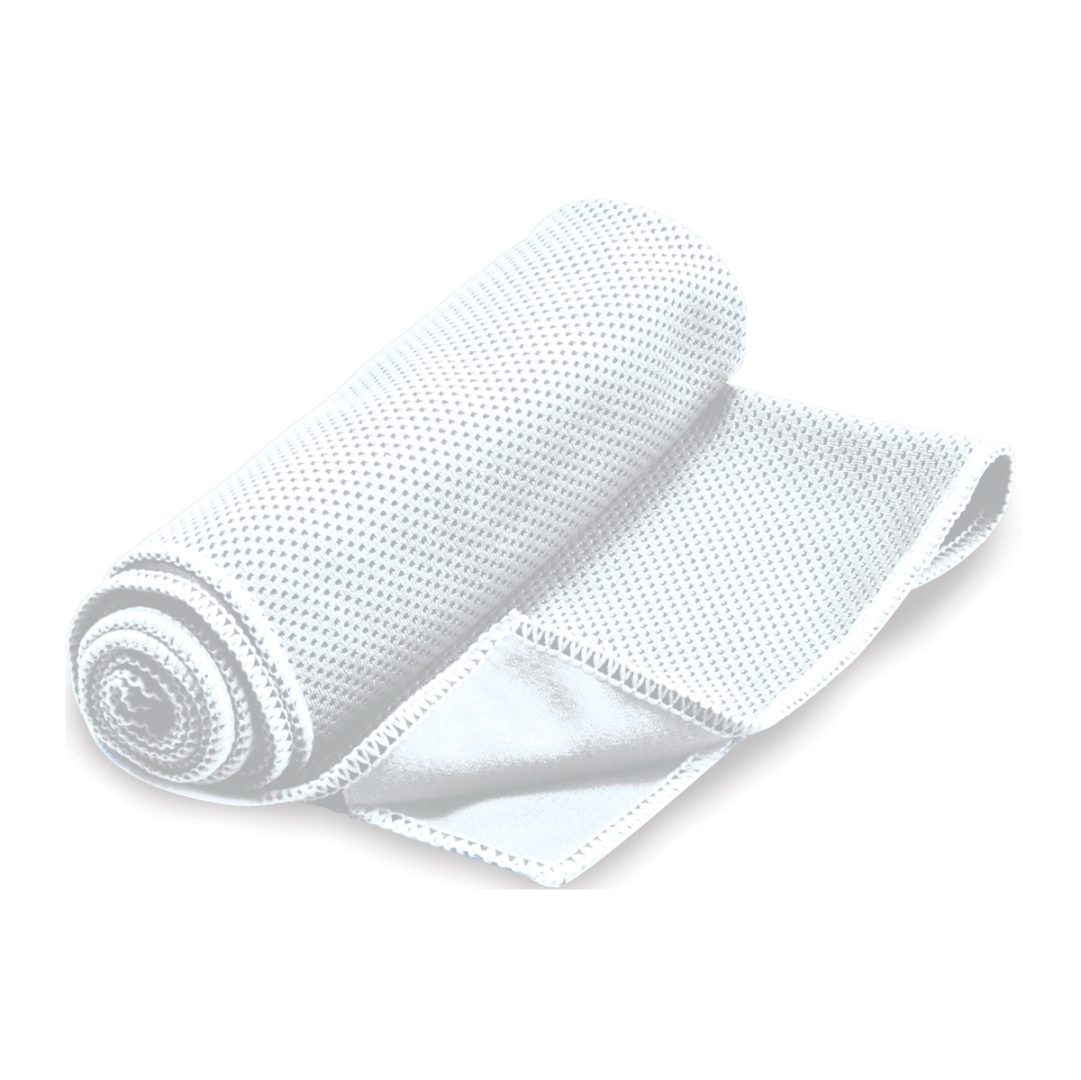 White Cooling Sub Towel