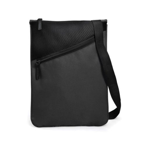 Black Madison Messenger Bag
