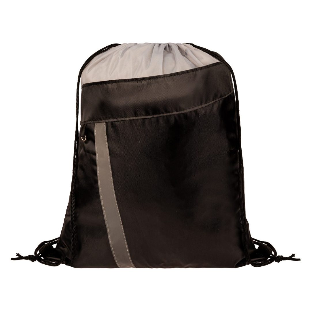 Black Pismo Drawstring Bag