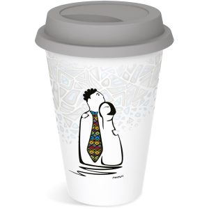 Andy Cartwright Mr & Mrs Smarty Pants Tumbler - Grey
