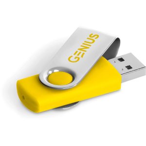 Axis Glint Flash Drive - 16GB - Yellow