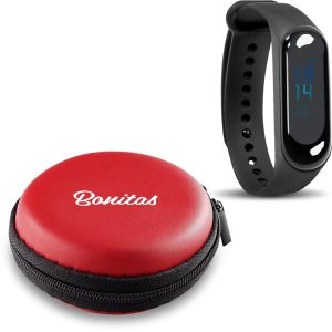 Bryant Smart Watch in EVA Pouch - Red
