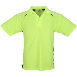 Kids Splice Golf Shirt - Lime
