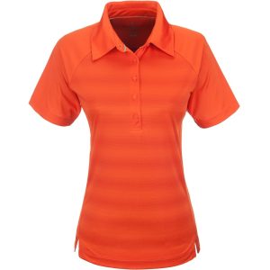 Ladies Shimmer Golf Shirt - Orange