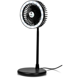Light Breeze LED Ring Light Desk Fan