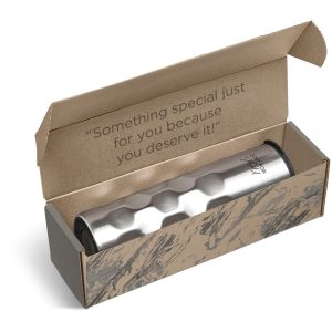 Meteor Tumbler in Bianca Custom Gift Box - Silver