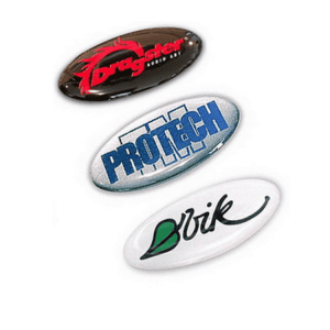 Oval Resin Domed Stickers