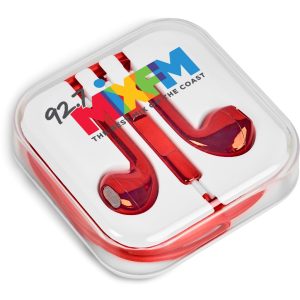 Poprock Earbuds - Red