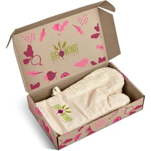 Serendipio Tanoreen Oven Glove Pair in Gift Box - Natural