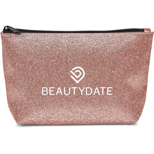 Sparkle Cosmetic Bag - Rose Gold
