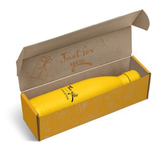 Wahoo Bottle in Bianca Custom Gift Box - Yellow