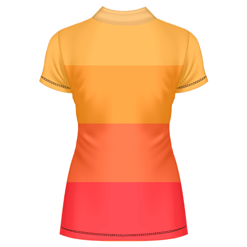 Ladies Golf Shirt Custom Design - Back