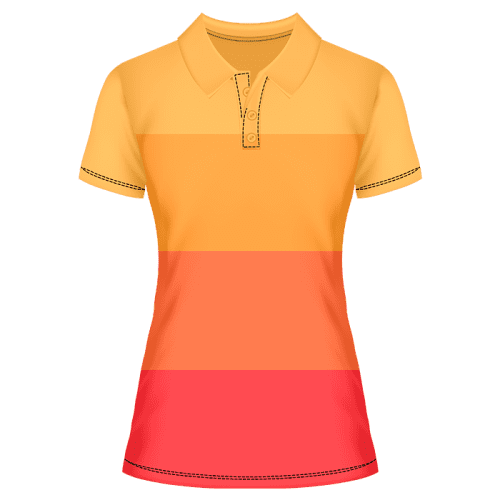 Ladies Golf Shirt Custom Design - Front