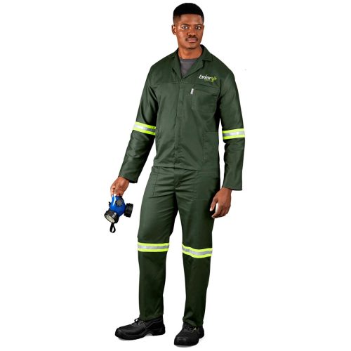Acid Resistant Polycotton Conti Suit - Reflective Arm