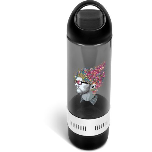 Bandit Plastic Water Bottle & Bluetooth Speaker - 500ml
