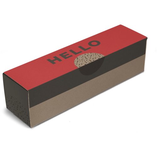 Binary Flask in Bianca Custom Gift Box