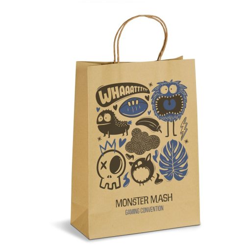 Ecological Digital Print Maxi Paper Gift Bag 150gsm