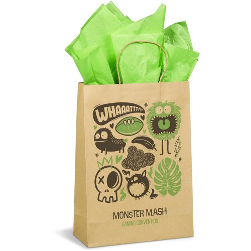 Ecological Digital Print Maxi Paper Gift Bag 150gsm
