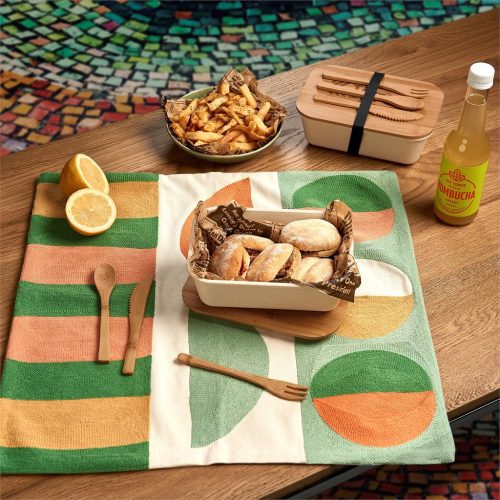 Kooshty Natura Plus Bamboo Fibre Lunch Box Set Lifestyle Image