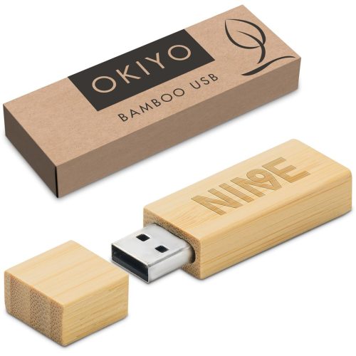 Okiyo Komorebi Bamboo Flash Drive - 16GB