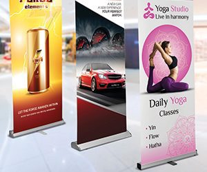 Single-Sided Pull-Up Banners
