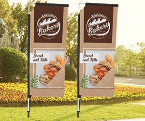 Single-Sided Telescopic Banners