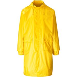 Thunder Rubberised Polyester/Pvc Raincoat - Yellow