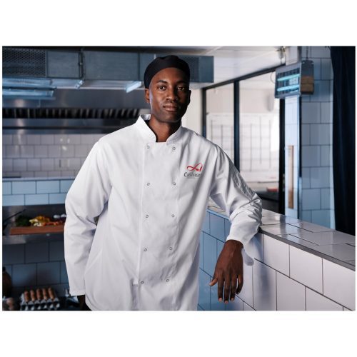 Unisex Long Sleeve Zest Chef Jacket Lifestyle Image