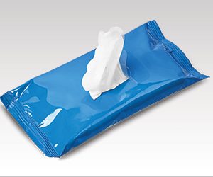 wet wipes and tissues
